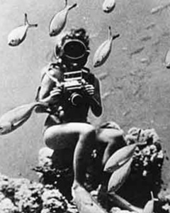1950, alcune foto scattate durante le riprese di “Abenteuer im Roten Meer” (Under the Red Sea)