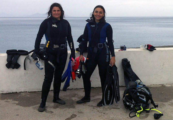 Loredana Iurianello a sinistra con Monica Strano